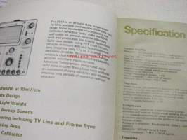 Telequipment S54A Single-Beam Solid State Oscilloscope -myyntiesite