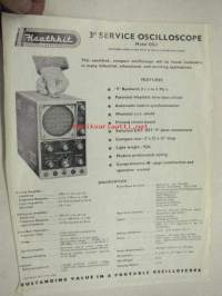 Heathkit 3&quot; service oscilloscope -myyntiesite