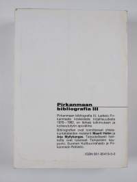 Pirkanmaan bibliografia III 1976-1982