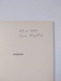 Puhdetöitä (signeerattu)