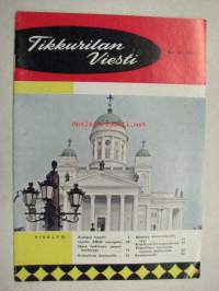 Tikkurilan Viesti 1963 nr 4 -asiakaslehti, sisältää asiapitoisia ammattiartikkeleita maalaus- suojaus- ja pinnoitustöistä ja materiaaleista