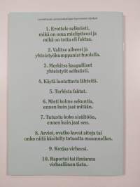 Feikkiä vai faktaa? Luotettavan somevaikuttajan käsikirja