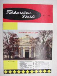 Tikkurilan Viesti 1966 nr 4 -asiakaslehti, sisältää asiapitoisia ammattiartikkeleita maalaus- suojaus- ja pinnoitustöistä ja materiaaleista