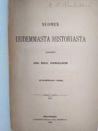 Suomen uudemmasta historiasta : Ensimäinen vihko