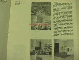Tikkurilan Viesti 1966 nr 3 -asiakaslehti, sisältää asiapitoisia ammattiartikkeleita maalaus- suojaus- ja pinnoitustöistä ja materiaaleista