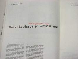 Tikkurilan Viesti 1966 nr 1 -asiakaslehti, sisältää asiapitoisia ammattiartikkeleita maalaus- suojaus- ja pinnoitustöistä ja materiaaleista