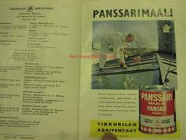 Tikkurilan Viesti 1967 nr 2 -asiakaslehti, sisältää asiapitoisia ammattiartikkeleita maalaus- suojaus- ja pinnoitustöistä ja materiaaleista