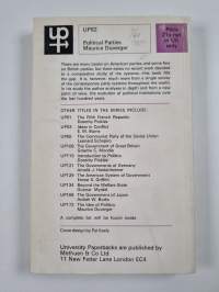 Political parties : their organization and activity in the modern state