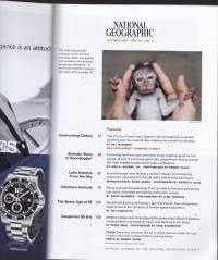 National Geographic  - October 2007. Growing Fuel. How animals and Humans trade disease.