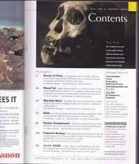 National Geographic  - August 2002. Human family tree - The First Pioneer? Mount Fuji - Sacred Summit