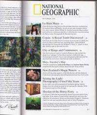 National Geographic  - October 1989. La Ruta Maya - Maya spesiaali