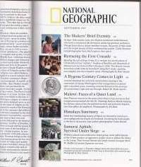 National Geographic - September 1989. Retracing the First Crusade. Malawi. Himalaya Sanctuary