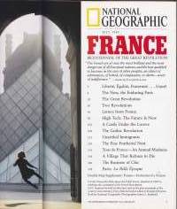 National Geographic  - July 1989. FRANCE Celebrates Its Bicentennial. Ranska spesiaali