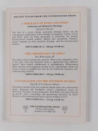 The evangelical quarterly - An international review of Bible and Theology Vol. LXV / No.4 October, 1993