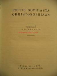 Pistis sophiasta christosophiaan