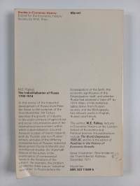 The Industrialisation of Russia 1700-1914