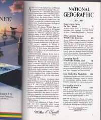 National Geographic  - July 1985. Israel. Basque Whalers. Hampton Roads. Iran under Ayatollah. World&#039;s Largest Flower.