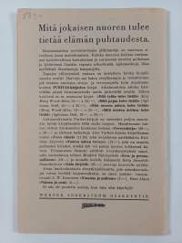 Nuoren miehen suhde neitoon : esitelmä nuorille miehille