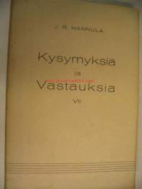 Kysymyksiä ja vastauksia VII