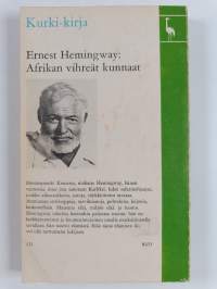 Afrikan vihreät kunnaat
