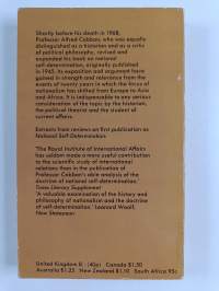 The Nation State and National Self-determination