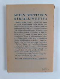 Miten opettaisin kirjallisuutta