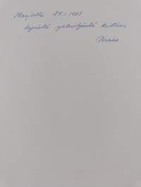 Tuomaskin käy koulua (signeerattu, tekijän omiste)