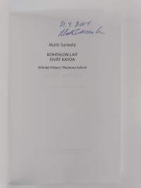 Kohtalon lait eivät katoa : elämää Pohjois-Thaimaan kylissä (signeerattu)