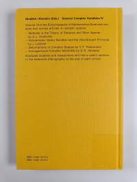 Several Complex Variables IV : Algebraic Aspects of Complex Analysis