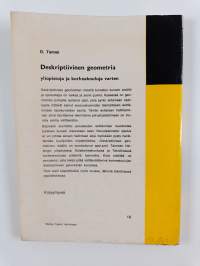 Deskriptiivinen geometria yliopistoja ja korkeakouluja varten