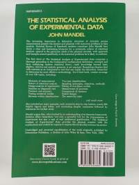 The statistical analysis of experimental data