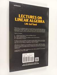 Lectures on Linear Algebra