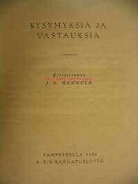 Kysymyksiä ja vastauksia