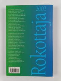 Rokottajan käsikirja ja käytännön kysymyksiä 2003