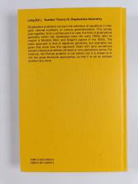 Number theory, 3 : Diophantine geometry