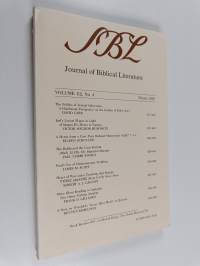 JBL : Journal of Biblical Literature Vol. 112, No. 4 Winter 1993