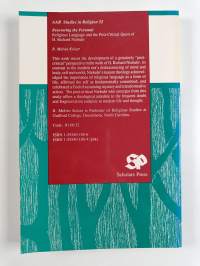 Recovering the Personal : Religious Language and the Post-critical Quest of H. Richard Niebuhr