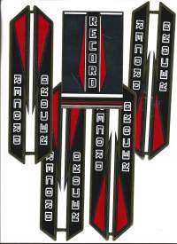 Record - siirtokuva tarra polkupyörän etumerkki keulamerkki polkupyörämerkki  erä