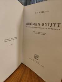 Suomen ryijyt : tekstiilihistoriallinen tutkimus (numeroitu)