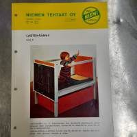 Lastensänky -esite, myyntiesite  huonekalu-esite