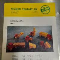 Leikkikalut 2 -esite, myyntiesite  huonekalu-esite