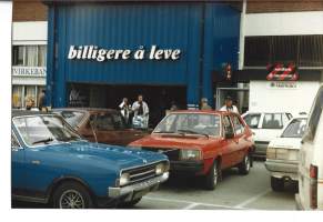 Opel Rekord C -mallia 1966–1971.  autovalokuva valokuva 9x13 cm