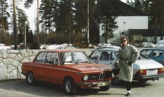BMW 2002 -malli. 1966–1977.   autovalokuva valokuva 9x13 cm