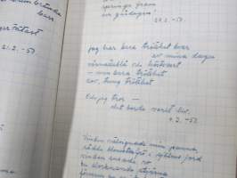 Gunnel Lehtinen-Cleven (&amp; Fredric Cleve) vastaanottamia kirjeitä, papereita - lippusia ja lappusia, isohko erä sukuhistoriaa pitkähköltä ajanjaksolta