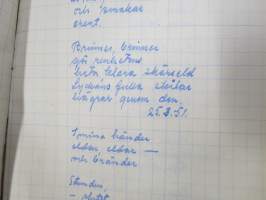 Gunnel Lehtinen-Cleven (&amp; Fredric Cleve) vastaanottamia kirjeitä, papereita - lippusia ja lappusia, isohko erä sukuhistoriaa pitkähköltä ajanjaksolta