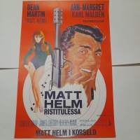 Matt Helm ristitulessa - Matt Helm i korseld -elokuvajuliste, Dean Martin, Ann-Margret, Henry Levin