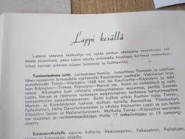 Lappi Lappland - Lapin läänin matkailulautakunnan julkaisu nr 5 -Lapin matkailukartta / juliste