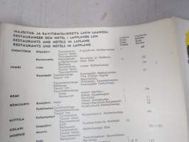 Lappi Lappland - Lapin läänin matkailulautakunnan julkaisu nr 5 -Lapin matkailukartta / juliste