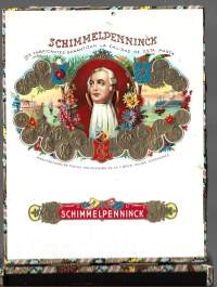 Schimmelpenninck - sikarilaatikko puuta , koko 13x16x3 cm