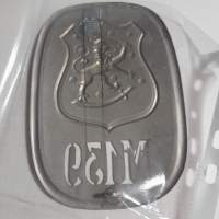 Poliisin kilpi Tsaarin aika / kieltolain aika pirtulätkä  M 139 liekö Mikkelin vai minkä alueen poliisin kilpi